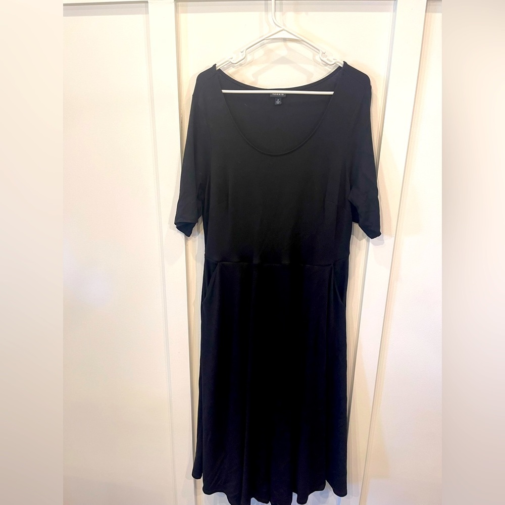 Torrid Black Midi Dress